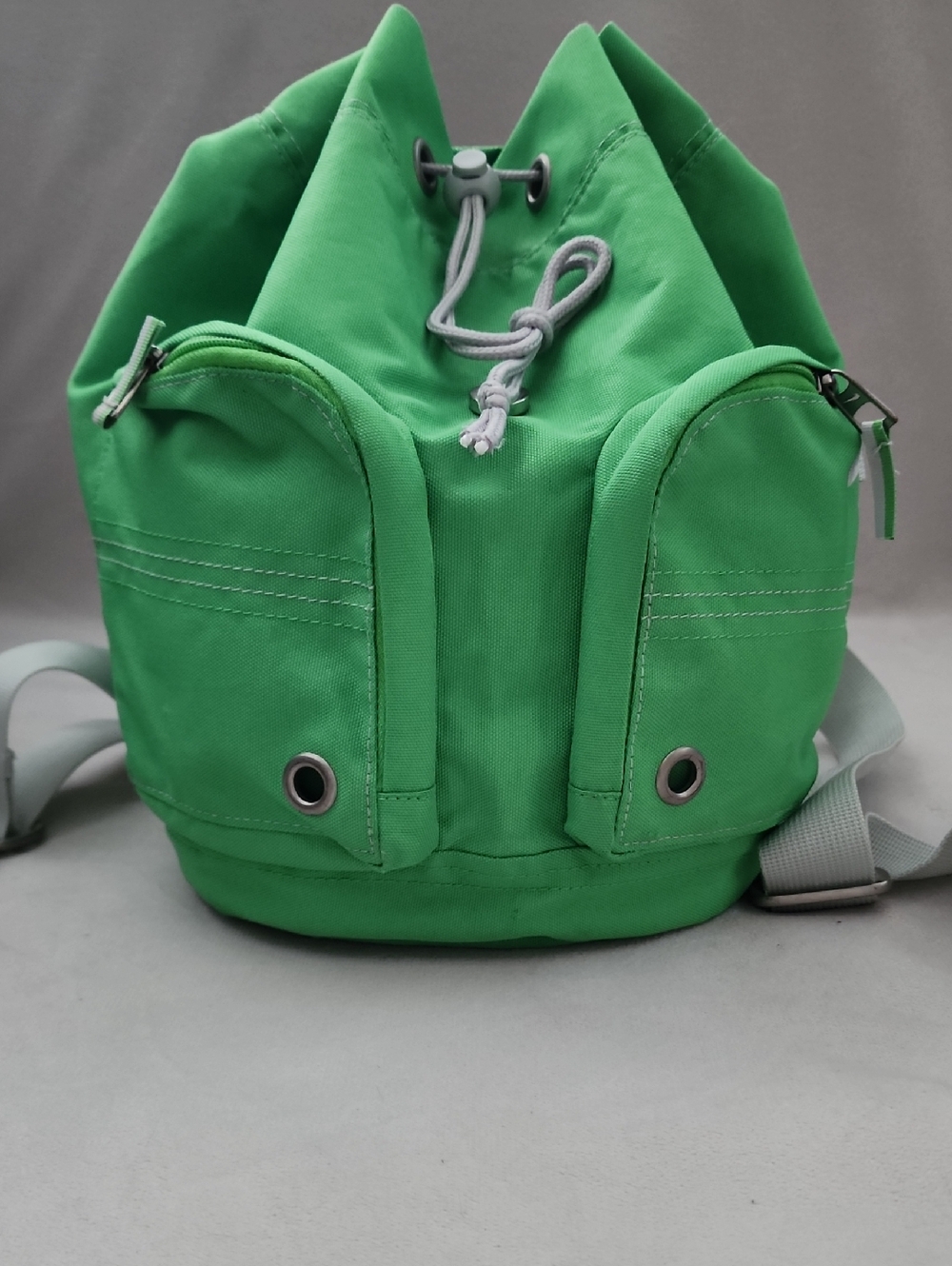Vintage Nike Green Canvas Backpack with Front Pockets - Picture 3 of 15